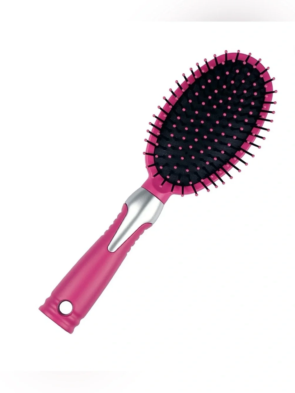 5-Piece Hair Brush Set, Adults and Teens, Pink